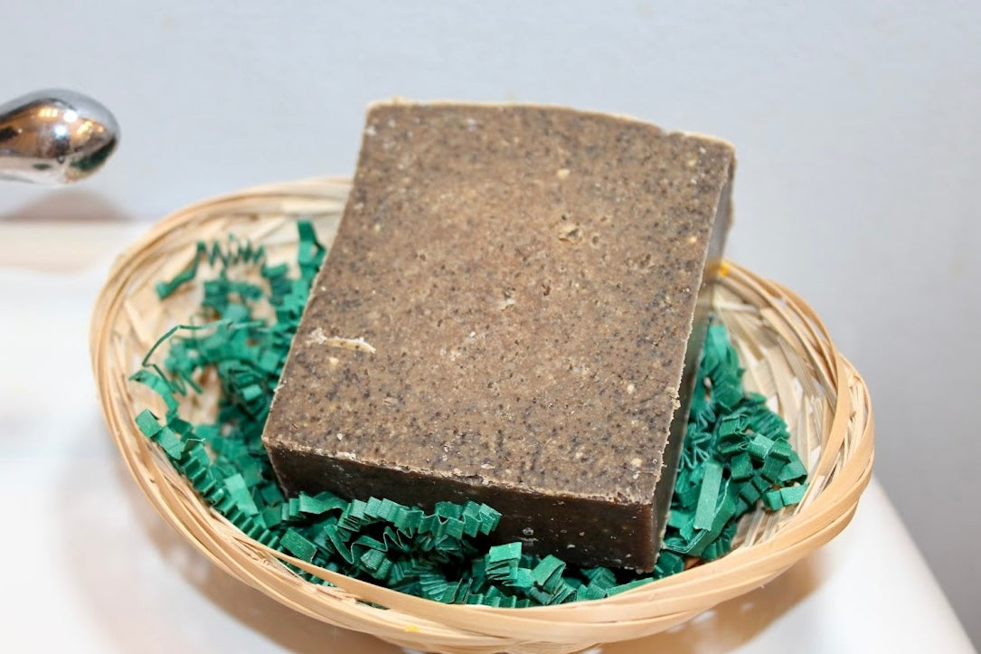 Morning Brew Soap Bar: Beef Tallow, Goat Milk, Coffee & Oatmeal Blend