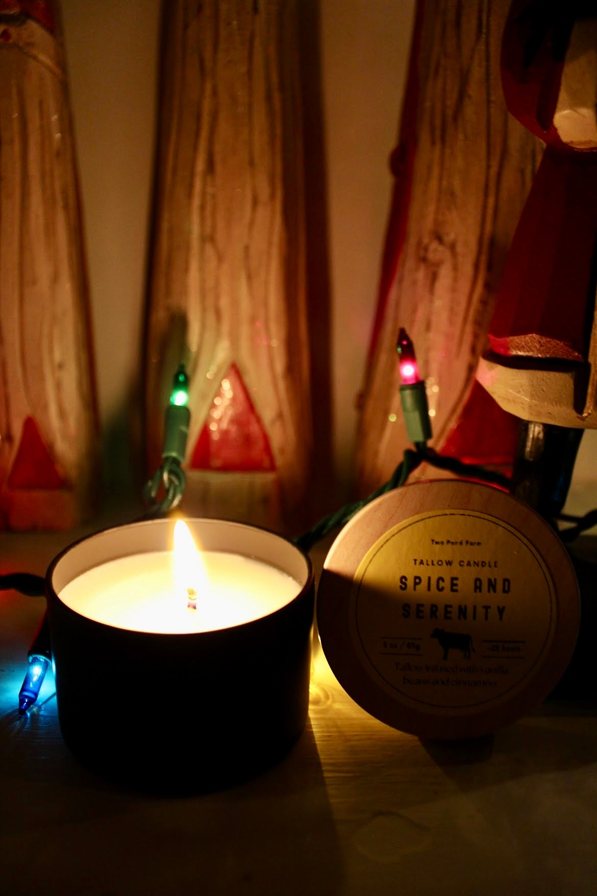 Spice and Serenity- Tallow Candle