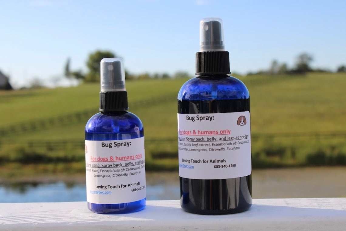 Loving Touch Bug Repellent Spray: All-Natural Protection for Dogs & Humans